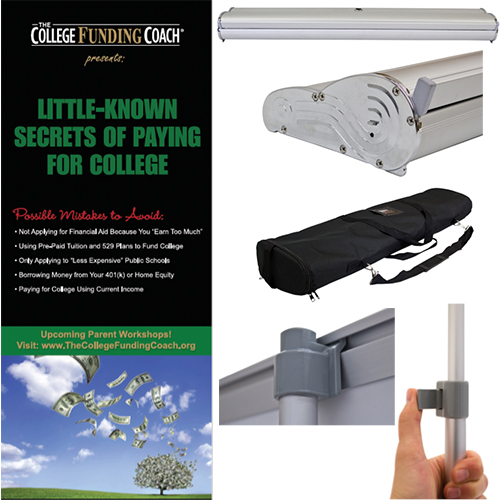 33.5" Stratus Retractable Banner Kit